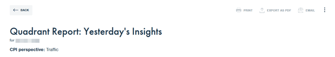 0 Quadrant Report